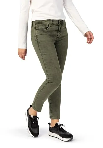 STOOKER Florenz Colour Autumn Damen 5-Pocket-Jeans - 5-Pocket Slim Fit Jeans mit softer Powerstretch für optimalen Tragekomfort und eine moderne, körpernahe Silhouette, ideal für vielseitige Stylingmöglichkeiten.