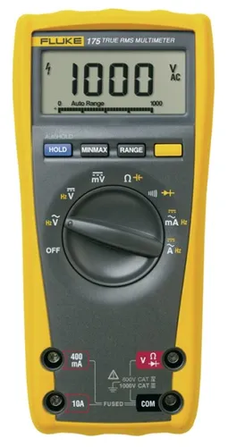 Fluke 175 - Digital Multimeter, manuelle und automatische Bereichswahl, ideal für präzise Messungen in Elektroinstallationen