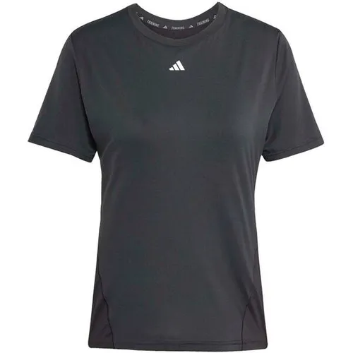 ADIDAS Damen Shirt Designed for Training - T-Shirts für sportliche Frauen, feuchtigkeitsabsorbierend mit AEROREADY Technologie und Mesh-Einsatz für optimale Luftzirkulation – ideal für jedes Workout.