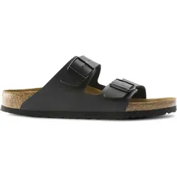 BIRKENSTOCK ARIZONA Schwarz - Riemensandalen in Regular Fit - Sandalen für Unisex Erwachsene, gefertigt aus hochwertigem Leder und Kork, ideal für alle Jahreszeiten. Genießen Sie höchsten Komfort und ausgezeichneten Halt mit dem legendären Birkenstock-Design.