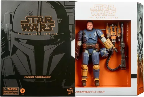 Hasbro Wars The Black Series Jon Favreau (Paz Vizsla) - 15 cm - Actionfiguren für Kinder, detailgetreue Nachbildung von Paz Vizsla, perfekt für Sammler und Star Wars Fans.