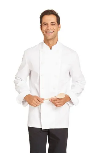 Leiber Herren Kochjacke weiß 12/6051/01 - Hochwertige Kochjacke aus Deutschland, ideal für Profiköche und Gastronomie, bietet Komfort und Stil in der Küche.