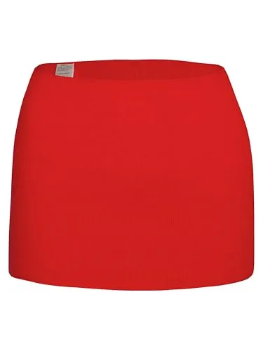 wobera ANGORA Leibwärmer oder Nierenwärmer für Damen und Herren mit 50% Angora, leichte Ausführung (Gr. XS, Farbe: granatrot)