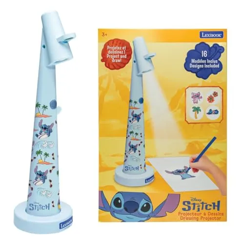 Lexibook, Disney Stitch, Stitch Zeichenprojektor, Blau, CRP10D