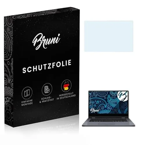 Bruni Schutzfolie kompatibel mit Asus VivoBook Flip 14 TP412UA Folie, glasklare Displayschutzfolie (2X)