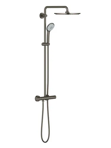 Grohe 26075000 Duschsystem in Hard Graphite in schwarz von GROHE