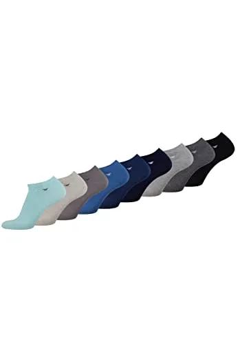 TOM TAILOR Sneaker Socken TT men 9er Pack 43-46 - Bequeme Herrensocken im 9er Pack, ideal für den Alltag. Hochwertige Verarbeitung und hoher Baumwollanteil sorgen für besten Tragekomfort und Langlebigkeit.