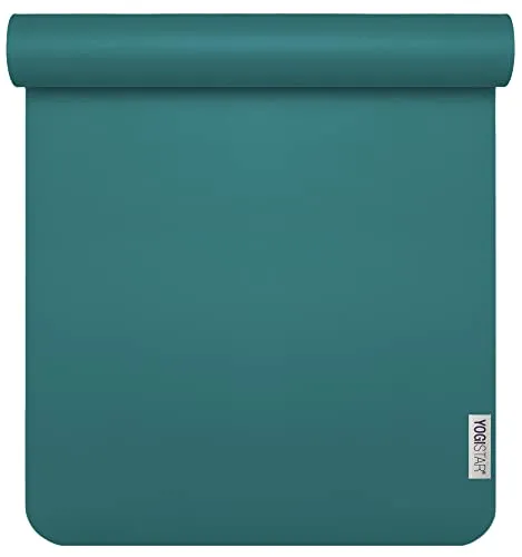 YOGISTAR Yoga- & Pilatesmatte Sun petrol-green - Hochwertige YOGISTAR Matte für Damen und Herren in petrol-grün. Ideal für Yoga und Pilates, rutschfest und strapazierfähig für eine optimale Trainingsunterstützung.