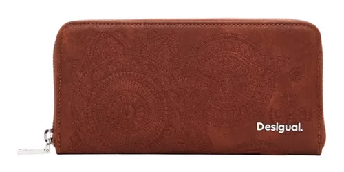 Desigual Damen Mone_Dejavu Fiona Bi-Fold Wallet, braun von Desigual