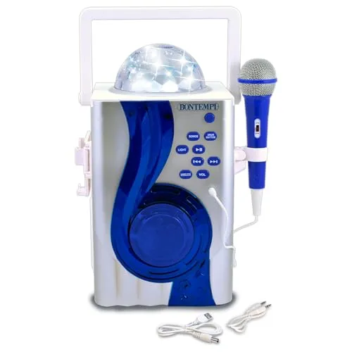 Bontempi | DiscoVox - Karaoke-Box, die jeden Moment in eine beleuchtete Party verwandelt, 300x400x220 mm