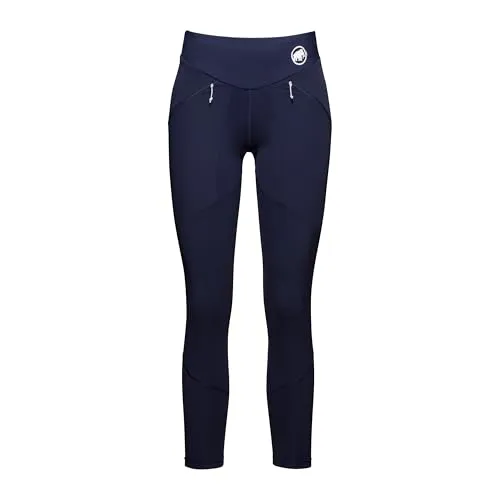 Mammut Aenergy Light Tights Women marine (XS) - Wanderhosen für Damen, leicht und robust dank innovativem Materialmix, perfekt für Bergsteigen und Klettern mit klettergurtkompatiblen Taschen.