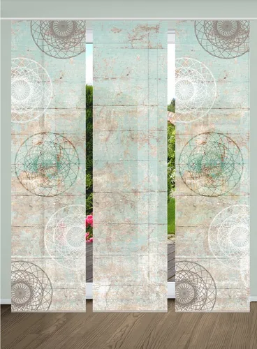 HOME in green Schiebevorhang - Gardinen & Vorhänge - Hochwertiger Schiebevorhang in grün aus Synthetik, ideal für stilvolle Raumgestaltungen. Maße: 60x245 cm. Jetzt 10€ Willkommens-Gutschein sichern!