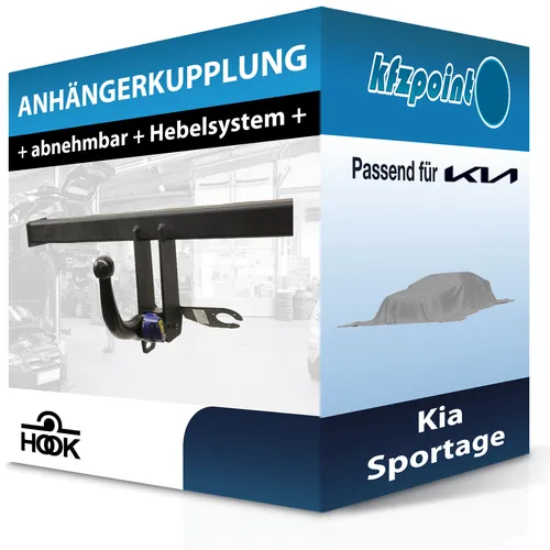 Produktbild Hook Abnehmbare Anhängerkupplung für Kia Sportage 09.2021-jetzt