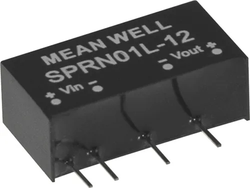 Produktbild MEANWELL SPRN01M-05, DC DC-Wandler Modul-Serie, 12:5V 200mA 1W