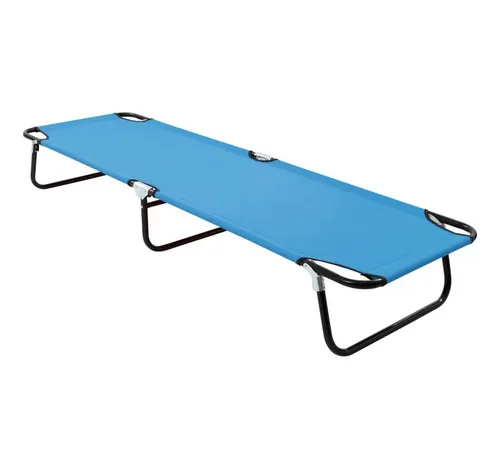 vidaXL Klappliege Stahl Türkisblau von vidaXL