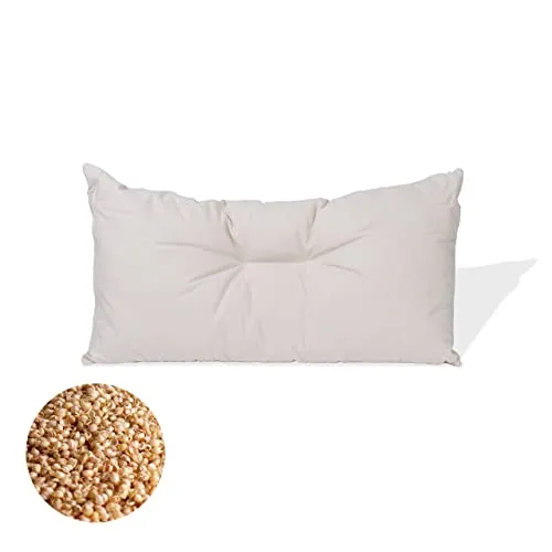 Speltex ergonomisches Kopfkissen mit Bio Hirse Füllung 40 x 80 cm