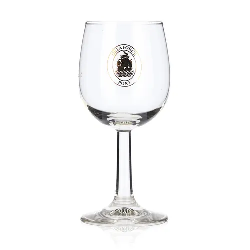 Delaforce Wein Glas Nosingglas Tastingglas 0,128l Goldenes Logo 5cl