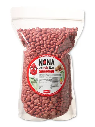 NONA Die rote Nuss - 1200g ZIP Beutel - wiederverschließbar