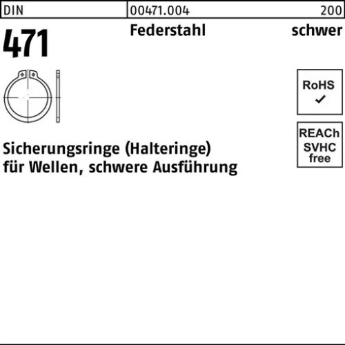 50er PACK(Stk) 000471000040400250 Sicherungsring DIN 471 40 x 2,5 Federstahl sc