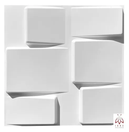 IKHEMalarka 3D Wandpaneel 3D Paneele PVC Kunststoffpaneele, BxL: 50,00x50,00 cm, 0,25 qm, (1 Stück, 3D Wandpaneele Deckenpaneele) hochwertige & harte PVC 3D Platten Wand & Decke