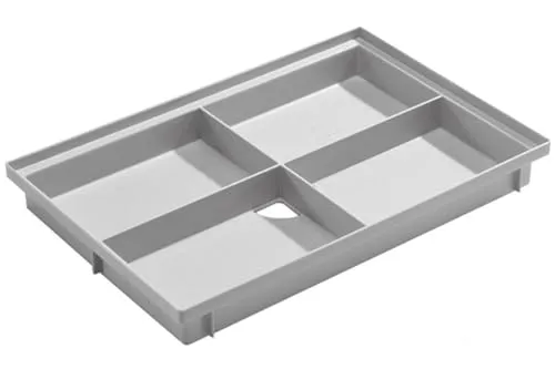ACO Bodenwanne Vario Kunststoff 60 x 40 cm - Entwässerung: Robuste und langlebige Kunststoff-Bodenwanne für effiziente Wasserableitung, ideal für den Einsatz im Garten oder in der Landschaftsgestaltung.