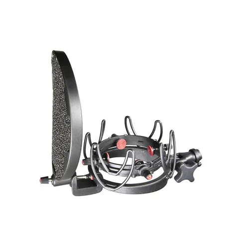 Rycote 045005 Invision usm-vb Studio Kit - Mikrofonhalterung für Großmembran Mikrofone, optimale Schallisolierung und effektive Geräuschdämpfung
