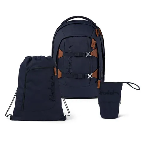 Satch Schulrucksack Pack in blau von satch