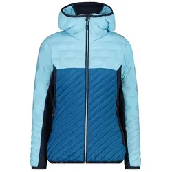 CMP Hybridjacke in Hellblau - 44 - Funktionsjacke mit PrimaLoft-Wattierung, wärmeisolierend, wasserabweisend und winddicht – ideal für aktive Outdoor-Aktivitäten.