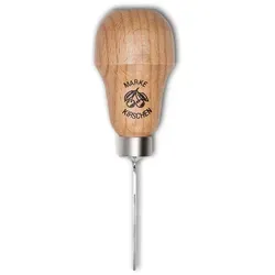 Kirschen Zierschnitzeisen 1 mm mit Birnenheft gebogen von Kirschen