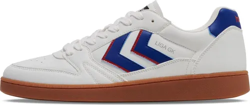 hummel Hallenschuh Liga Gk Erwachsene - Herren-Handballschuhe mit Gummi-Außensohle und bequemer Ortholite-Einlegesohle für optimalen Komfort und Halt während des Spiels.