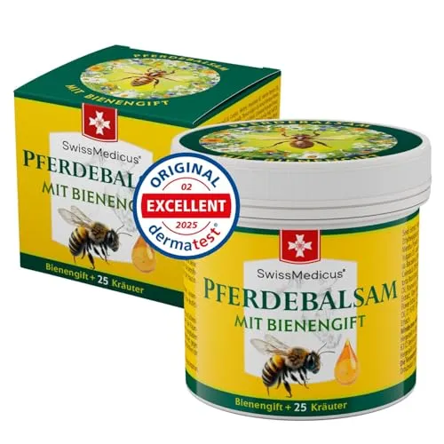 SwissMedicus Pferdebalsam mit Bienengift & 25 Kräuter