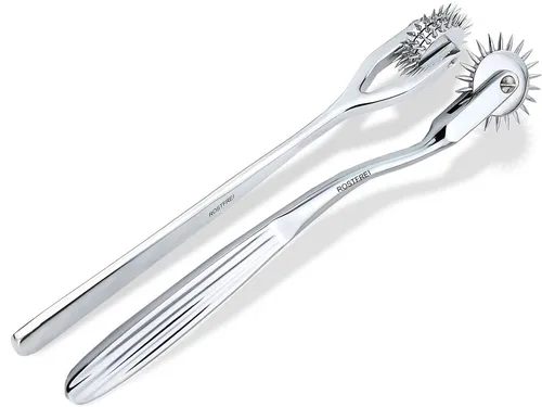 Set Sensibilitätsrad Edelstahl Nervenrad 1 + 3 Nadelrollen Nadelrad Massagegerät