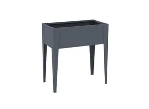 Westmann Vedura S | Metall Balkon Hochbeet in Anthrazit - Das Westmann Vedura S Metall Hochbeet vereint modernes Design mit Funktionalität. Ideal für Balkon und Terrasse, bietet es eine ergonomische Arbeitshöhe und ist aus witterungsbeständigem, pulverbeschichtetem Stahl gefertigt.