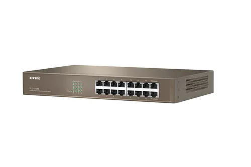 Tenda TEG1016D 16-Port Gigabit Ethernet Switch in blau von Tenda