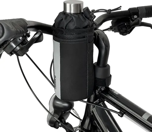 Wozinsky WBB29BK, Rahmen, Fahrradtasche, Polyester, Oxford, Schwarz, 1 l, 80 mm