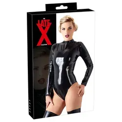 Late X Latex Body schwarz S 1er Pack - Hochwertiger Turn- & Gymnastikanzug aus flexiblem Material, langlebig und ideal für sportliche Aktivitäten.