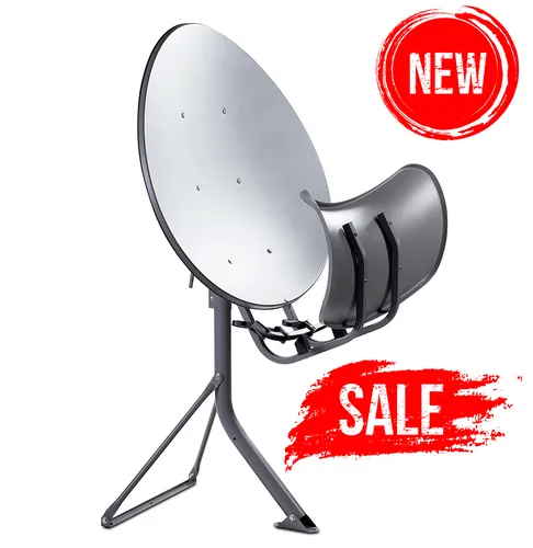 Maximum T-90 SAT-Antenne - Multifocus Satellitenantenne mit 10,7 - 12,75 GHz und 40,1 dBi für optimale Signalempfangsmöglichkeiten über 60 Grad, ideal für vielseitige Anwendungen.