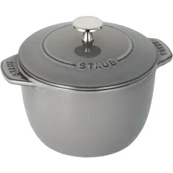 STAUB Reiskokotte 16 cm, Gusseisen, Grau - Kasserolle aus hochwertigem Gusseisen, ideal für perfekte Reisgerichte und gleichmäßige Wärmeverteilung.