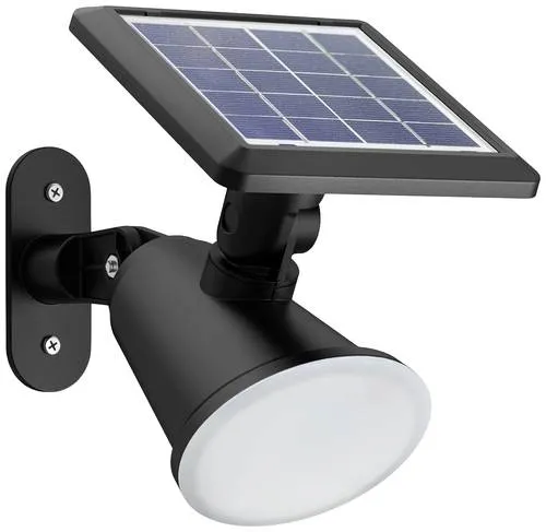 Philips LED Jivix Solar-Außenwandleuchte 1.4W Schwarz - Lampen: Bewegliches Solarpanel mit Tageslichtsensor für bis zu 7 Stunden Helligkeit, robust und wetterfest - ideal für jeden Außenbereich.