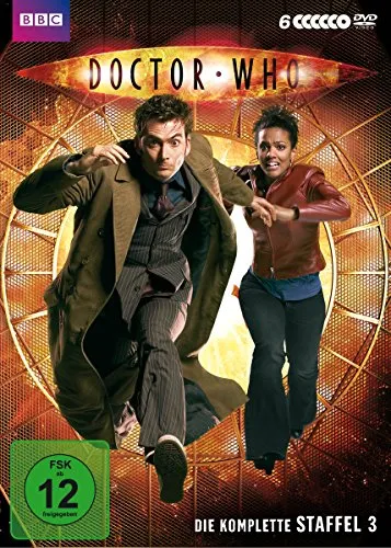 Doctor Who - Die komplette 3. Staffel [6 DVDs] - Science-Fiction Serie mit packenden Abenteuern, ideal für Fans von Zeitreisen und fantastischen Geschichten. Freigegeben ab 12 Jahren.