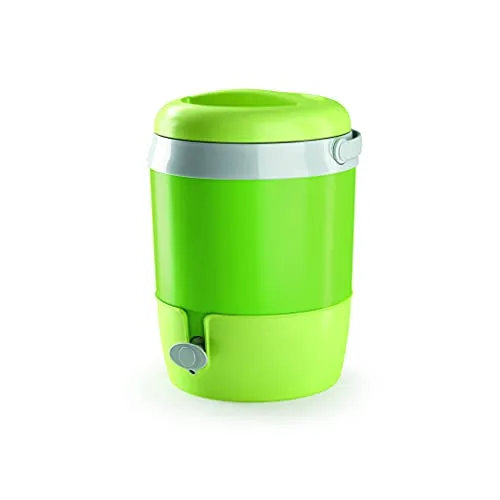 Getränkespender 6L | Kühlbox mit Tragegriff in Grün von Kreher