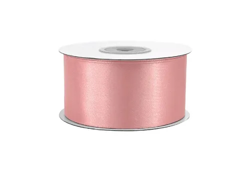 Creativery Satinband, Satinband 38mm x 25m Rolle Lachs