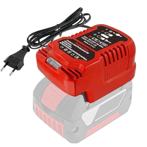 Ersatz PXC Ladegerät für Einhell 18V Power X-Change Akku, Auto-Ladegerät kompatibel mit Einhell 18V, Mini Kompatibel mit Power X-Change Akku Kompaktes