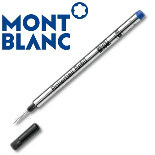 MontBlanc Rollerball Tintenschreiber Refill mine M Royal Blue Blau