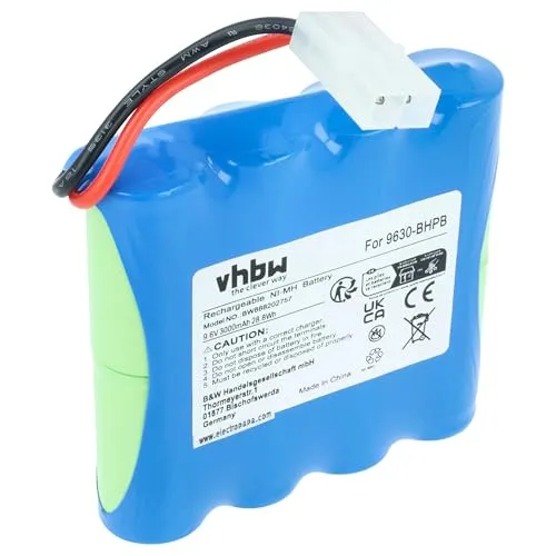 vhbw Akku kompatibel mit Water Tech Pool Blaster Max CG Poolsauger (3000 mAh, 9,6 V, NiMH)