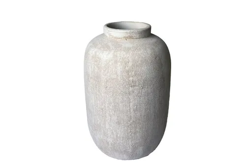 CreaFlor Home Bodenvase Grau, Durchmesser 20 cm in grau von CreaFlor-Home