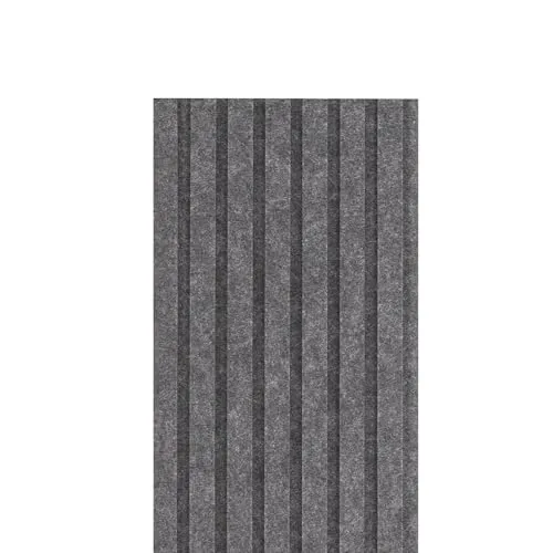 ondeco Akustikpaneel 20x240cm Wandpaneele Filz, B1 Brandschutz, schallabsorbierend, 3D Design Anthrazit 20 x 240cm
