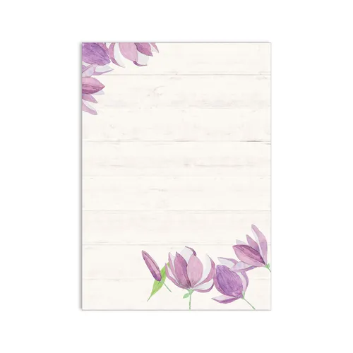 Briefpapier Set Blume Frühling I DIN A4 I 50 Blatt I dv_018