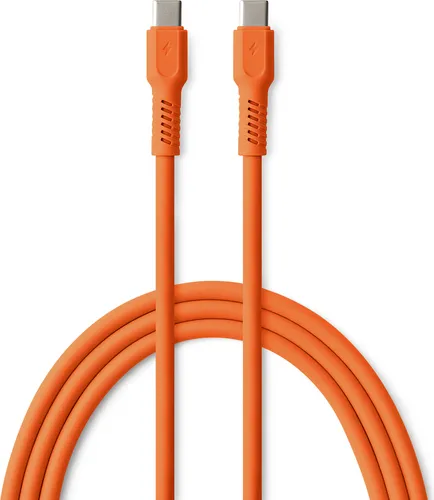 COLORUM kabel USB-C - USB-C 1,8m 3A CK60-CC-10 Für Smartphone, Tablet, Laptop Orange