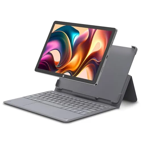 techbite SmartBoard 10 II WiFi Tablet mit Tastatur, 10,1 Zoll, spezielles Gehäuse, 4gb eingebauter Arbeitsspeicher, 6000mah Batterie, 128gb